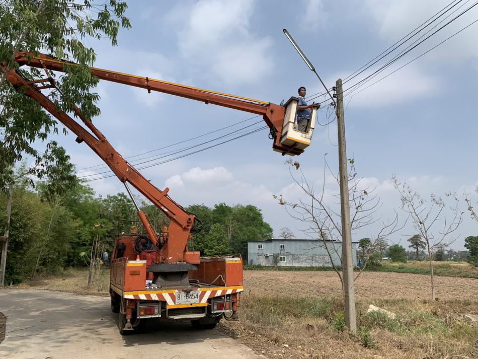 ซ่อมแซมไฟฟ้าสาธารณะประจำเดือน กุมภาพันธ์ 2569