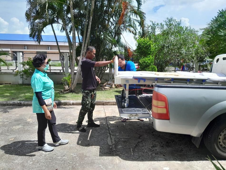 ส่งมอบอุปกรณ์ทางการแพทย์ให้ผู้ป่วยในพื้นที่ยืมใช้