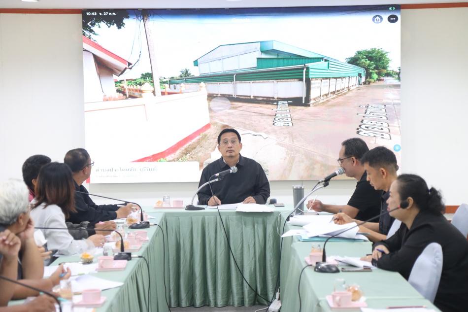 ประชุมคณะกรรมการสนับสนุนการจัดทำแผนพัฒนาเทศบาลเมืองประโคนชัย