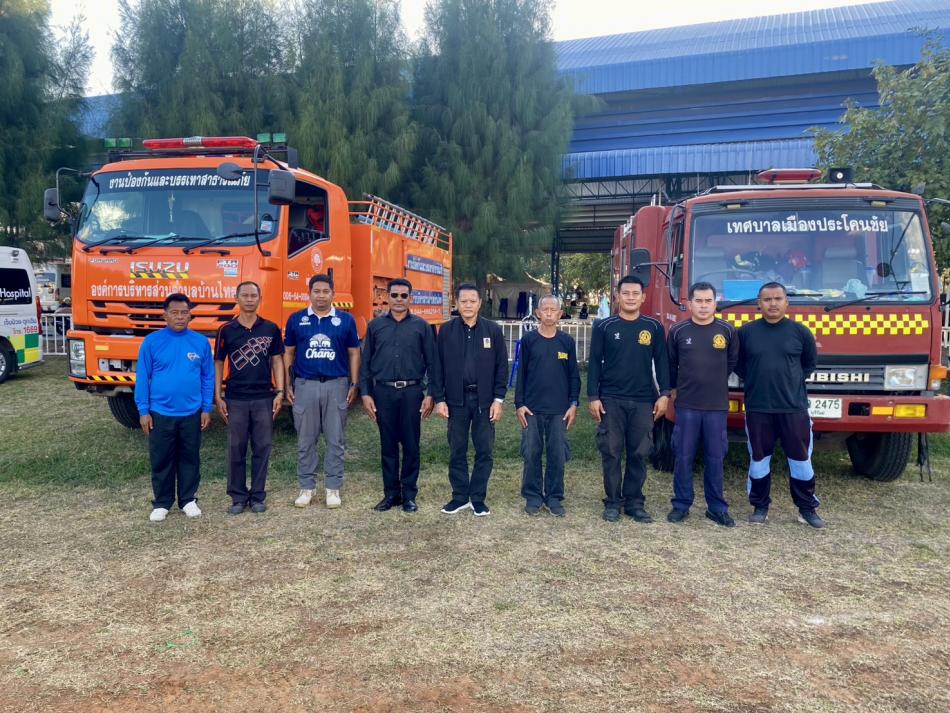 สนับสนุนเจ้าหน้าที่ปฏิบัติภารกิจ ณ สนาม ฮ.ชั่วคราว