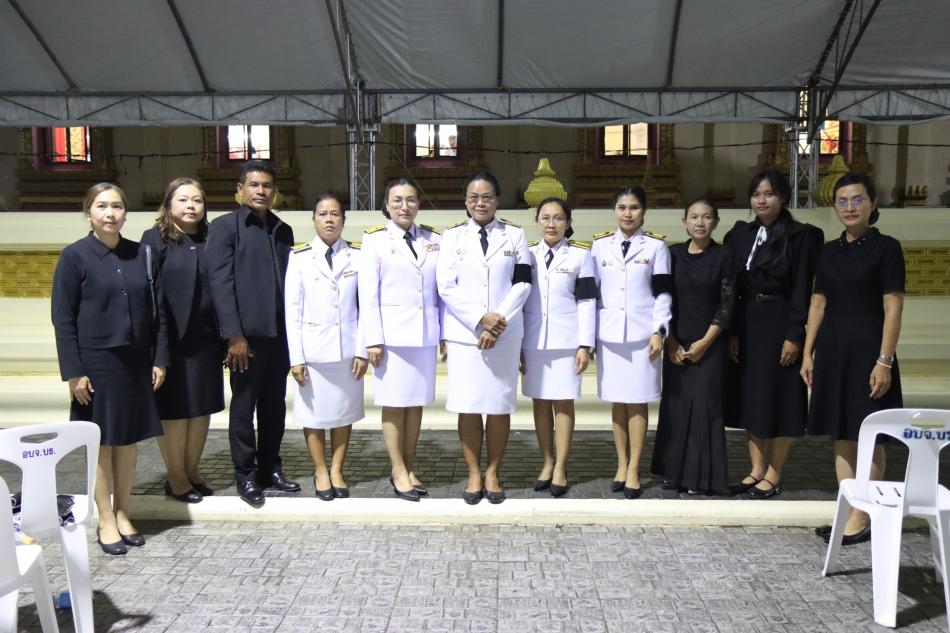 ร่วมพิธีถวายความอาลัย เพื่อบำเพ็ญกุศลสัตตมวาร 15 วัน